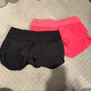 BUNDLE - Two pairs of Lululemon shorts